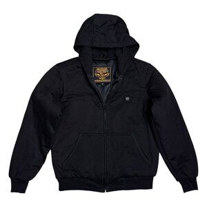 MILWAUKEE LEATHER Motorcycle Heavyweight Hoodie Sweater Jacket Womens Medium